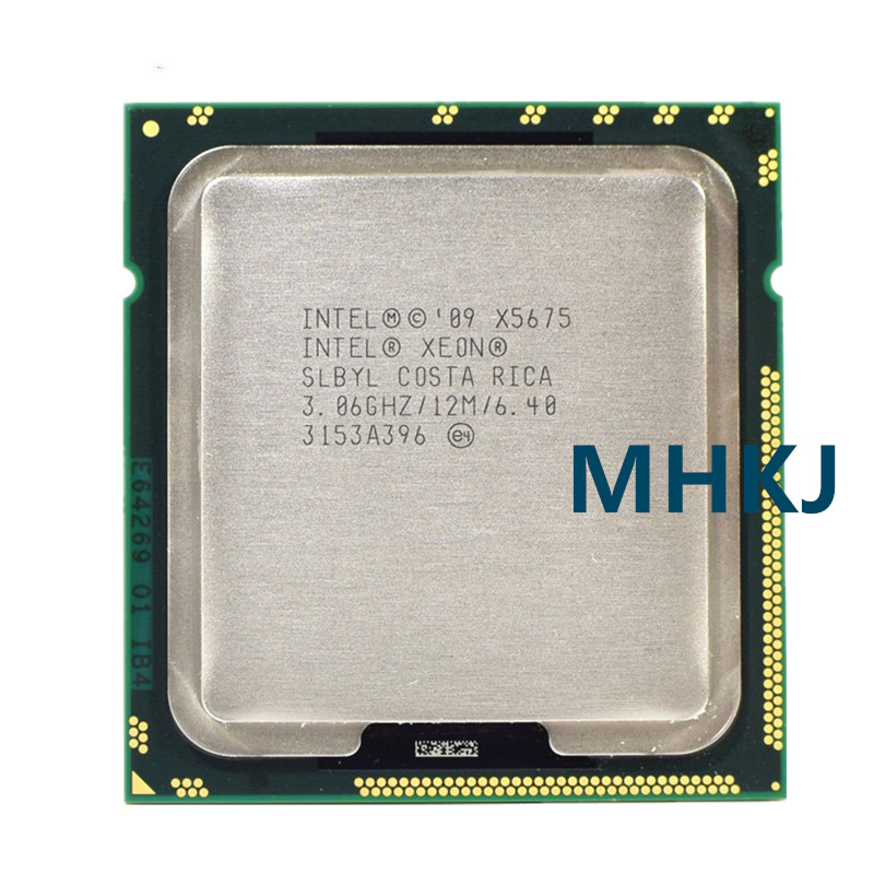   X5675 3.06GHz, 12M ĳ,  6 SIX ھ μ, LGA 1366 SLBYL CPU